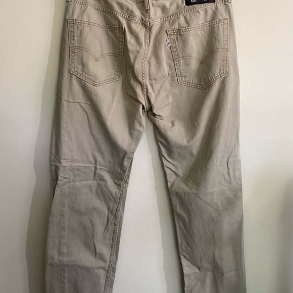LEVI’S 514 Men’s Lightweight Straight Leg Jeans - Size 36x34 - Tan/Khaki - Picture 8 of 9